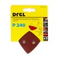 Papiery ścierne delta na rzep 93 x 93 mm, P240, 5 szt. Papiery ścierne delta na rzep 93 x 93 mm, P240, 5 szt.