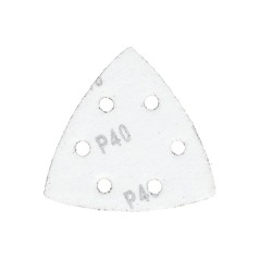 Papiery ścierne delta na rzep 93 x 93 mm, P40, 5 szt.