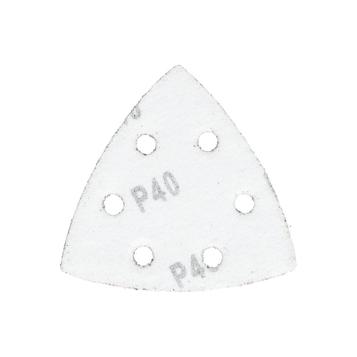 Papiery ścierne delta na rzep 93 x 93 mm, P40, 5 szt.