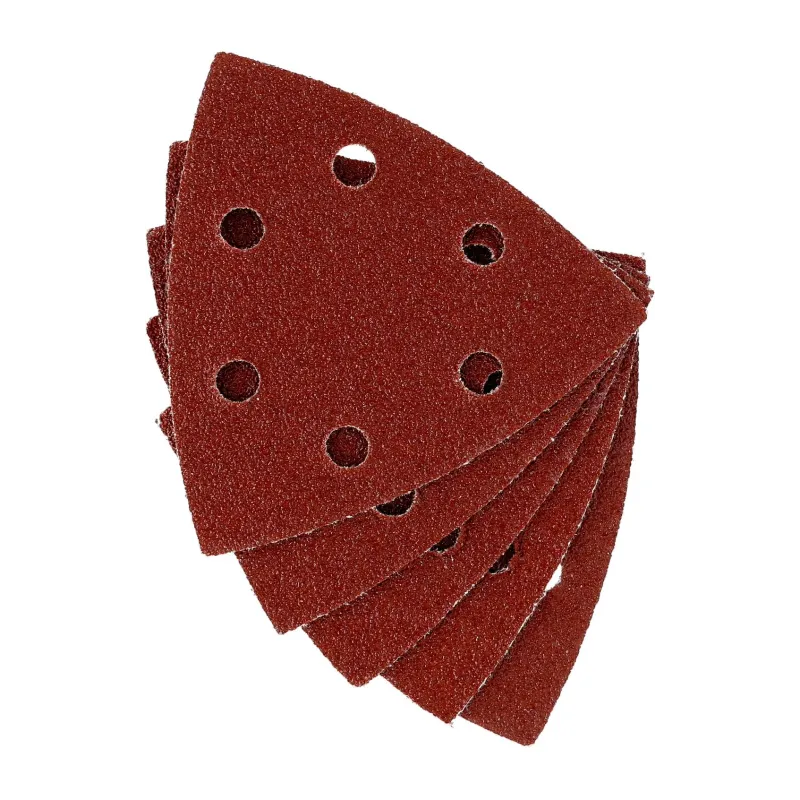 Papiery ścierne delta na rzep 93 x 93 mm, P60, 5 szt.