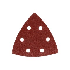 Papiery ścierne delta na rzep 93 x 93 mm, P80, 5 szt.