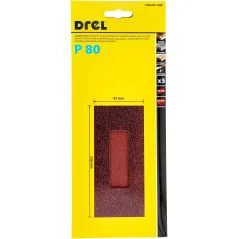 Papiery ścierne 93 x 230 mm, P80, 5 szt.