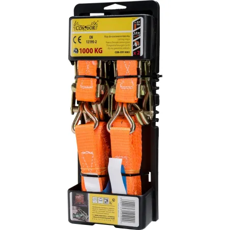 Pasy do mocowania ładunku 3.8 m, 27 mm, 1000 kg, 2 szt.