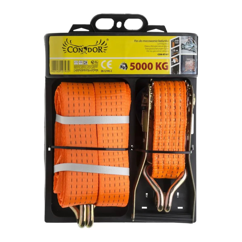 Pas do mocowania ładunku 10.0 m, 50 mm, 5000 kg