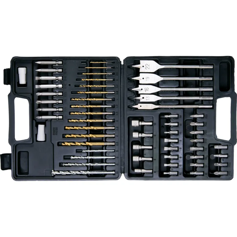 Zestaw wierteł i bitów 57 szt.