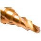 Wiertło stopniowe spiralne 4.0-32.0 mm, tytanowane, STAL M2 Wiertło stopniowe spiralne 4.0-32.0 mm, tytanowane, STAL M2