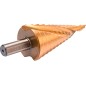Wiertło stopniowe spiralne 4.0-32.0 mm, tytanowane, STAL M2