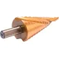 Wiertło stopniowe spiralne 4.0-32.0 mm, tytanowane, STAL M2 Wiertło stopniowe spiralne 4.0-32.0 mm, tytanowane, STAL M2