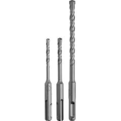 Zestaw wierteł do betonu 5.0-6.0 x 110 mm, 8.0 x 160 mm, 3 szt.