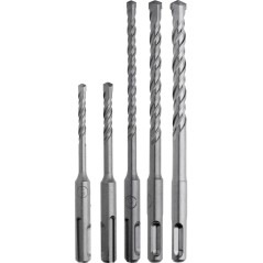 Zestaw wierteł do betonu 5.0-6.0 x 110 mm, 6.0-10.0 x 160 mm, 5 szt.