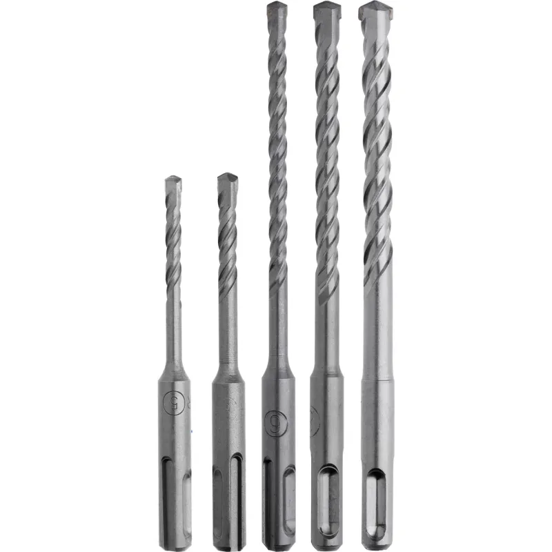 Zestaw wierteł do betonu 5.0-6.0 x 110 mm, 6.0-10.0 x 160 mm, 5 szt.