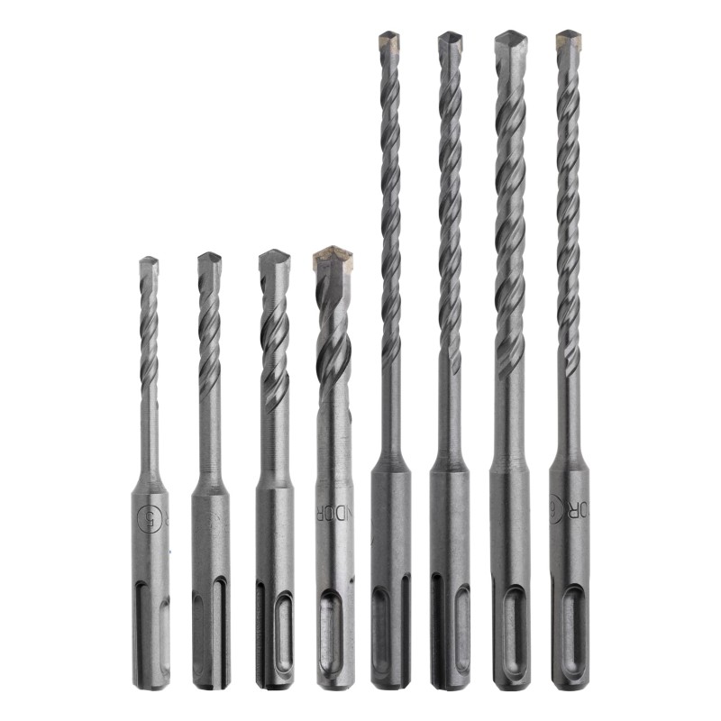 Zestaw wierteł do betonu 5.0-10.0 x 110 mm, 5.0-10.0 x 160 mm, 8 szt.