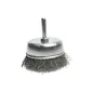 Szczotka druciana doczołowa 100 mm, trzpień 6 mm