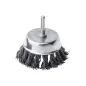 Szczotka druciana doczołowa 75 mm, trzpień 6 mm, drut skręcany Szczotka druciana doczołowa 75 mm, trzpień 6 mm, drut skręcany