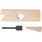 Strug kątnik 240 x 30 mm, drewniany Strug kątnik 240 x 30 mm, drewniany