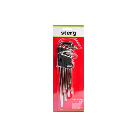 Zestawy kluczy Torx z otworem, T10-50, bardzo długie, 9 szt.