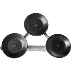 Przyssawka do szyb aluminiowa, potrójna, 120 mm