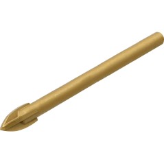 Wiertło uniwersalne 10.0 mm, końcówka krzyżowa, tytanowane