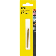 Wiertło uniwersalne 5.0 mm, końcówka krzyżowa, tytanowane