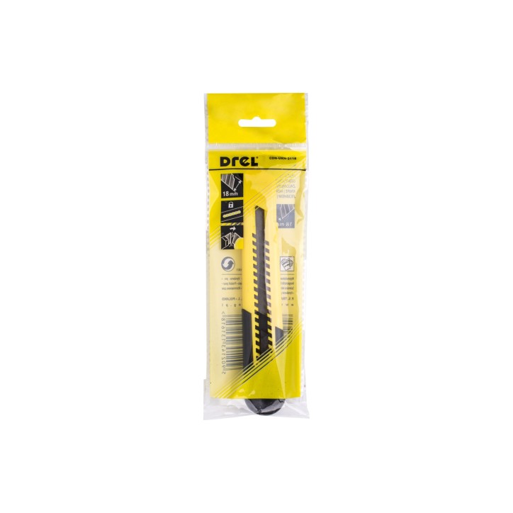 Nóż z ostrzem łamanym 18 mm, plastikowy korpus
