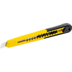Nóż z ostrzem łamanym 9 mm, plastikowy korpus