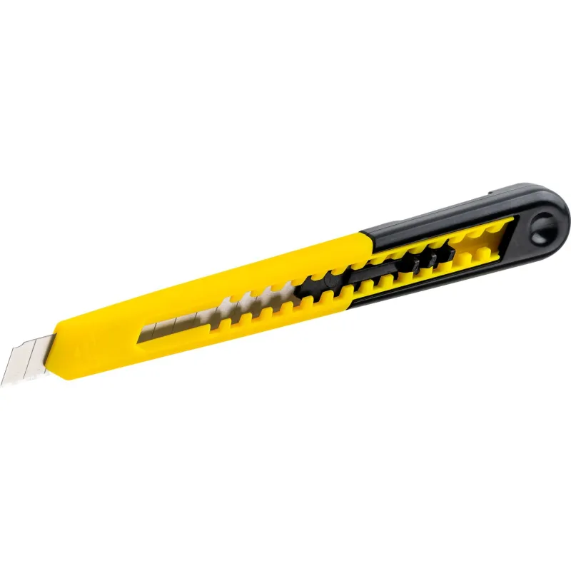 Nóż z ostrzem łamanym 9 mm, plastikowy korpus Nóż z ostrzem łamanym 9 mm, plastikowy korpus