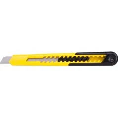 Nóż z ostrzem łamanym 9 mm, plastikowy korpus