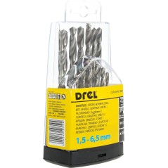 Zestaw wierteł do metalu 1.5-6.5 mm, szlifowane, 13 szt.