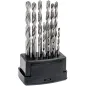 Zestaw wierteł do metalu 1.5-6.5 mm, szlifowane, 13 szt.