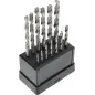 Zestaw wierteł do metalu 2.0-8.0 mm, szlifowane, 13 szt.
