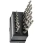 Zestaw wierteł do metalu 2.0-8.0 mm, szlifowane, 13 szt.