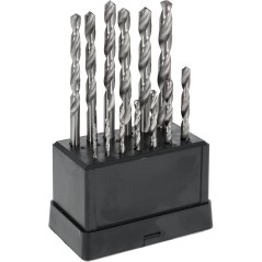 Zestaw wierteł do metalu 2.0-8.0 mm, szlifowane, 13 szt.