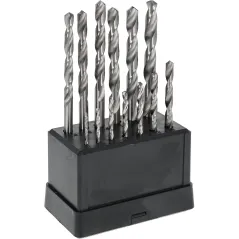 Zestaw wierteł do metalu 2.0-8.0 mm, szlifowane, 13 szt.