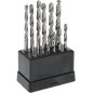 Zestaw wierteł do metalu 2.0-8.0 mm, szlifowane, 13 szt.