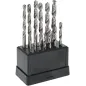 Zestaw wierteł do metalu 2.0-8.0 mm, szlifowane, 13 szt.