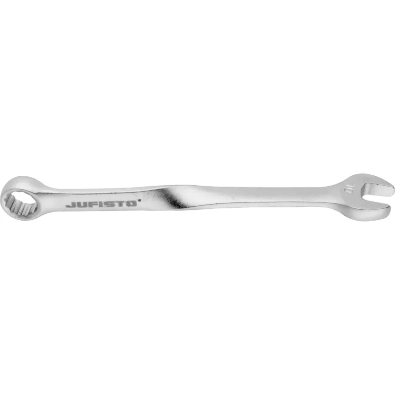 Klucz płasko-oczkowy skręcony 90°, 10 mm