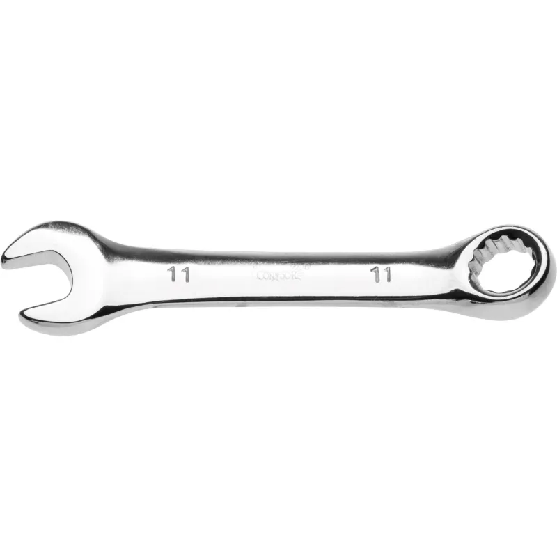 Klucz płasko-oczkowy 11 mm, krótki