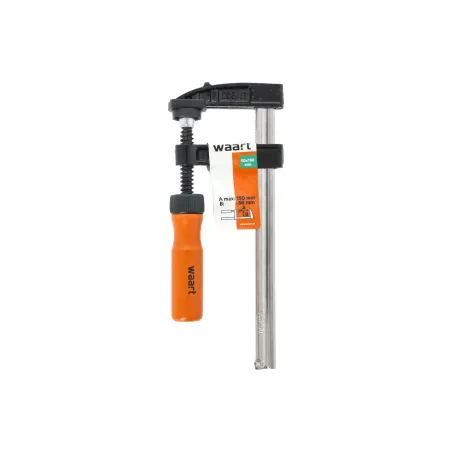 Ścisk stolarski 50 x 150 mm, typ F, drewniany uchwyt, FSC 100%, certyfikat NC-COC-062817