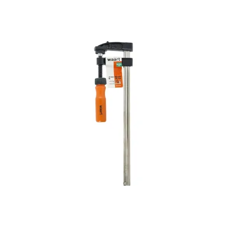 Ścisk stolarski 50 x 250 mm, typ F, drewniany uchwyt, FSC 100%, certyfikat NC-COC-062817