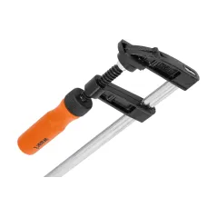 Ścisk stolarski 50 x 250 mm, typ F, drewniany uchwyt, FSC 100%, certyfikat NC-COC-062817