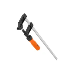 Ścisk stolarski 50 x 250 mm, typ F, drewniany uchwyt, FSC 100%, certyfikat NC-COC-062817