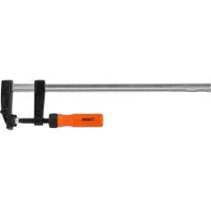Ścisk stolarski 50 x 300 mm, typ F, drewniany uchwyt, FSC 100%, certyfikat NC-COC-062817