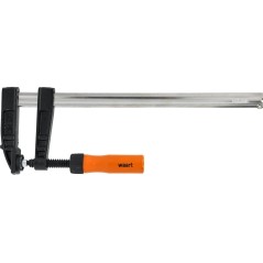 Ścisk stolarski 80 x 300 mm, typ F, drewniany uchwyt, FSC 100%, certyfikat NC-COC-062817