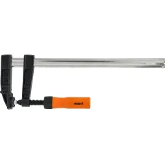 Ścisk stolarski 80 x 300 mm, typ F, drewniany uchwyt, FSC 100%, certyfikat NC-COC-062817