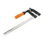 Ścisk stolarski 80 x 300 mm, typ F, drewniany uchwyt, FSC 100%, certyfikat NC-COC-062817
