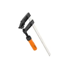 Ścisk stolarski 80 x 300 mm, typ F, drewniany uchwyt, FSC 100%, certyfikat NC-COC-062817