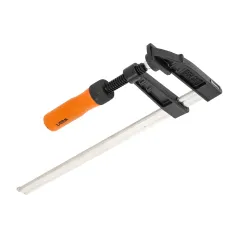 Ścisk stolarski 80 x 300 mm, typ F, drewniany uchwyt, FSC 100%, certyfikat NC-COC-062817