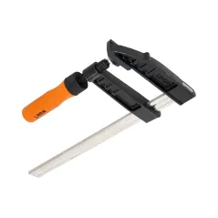 Ścisk stolarski 120 x 300 mm, typ F, drewniany uchwyt, FSC 100%, certyfikat NC-COC-062817