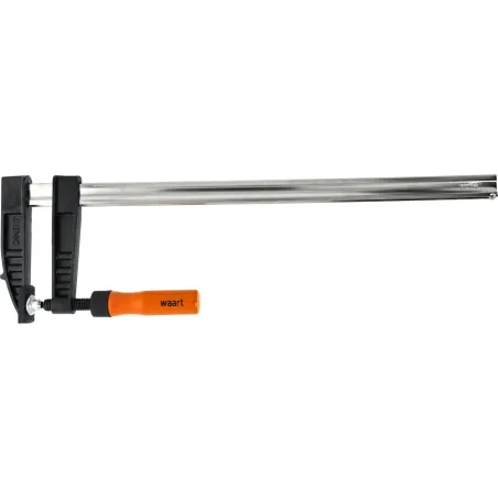 Ścisk stolarski 120 x 500 mm, typ F, drewniany uchwyt, FSC 100%, certyfikat NC-COC-062817