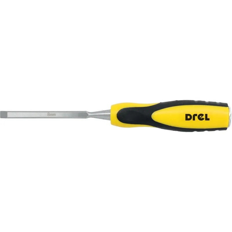 Dłuto do drewna 8 mm, płaskie, plastikowy uchwyt Dłuto do drewna 8 mm, płaskie, plastikowy uchwyt